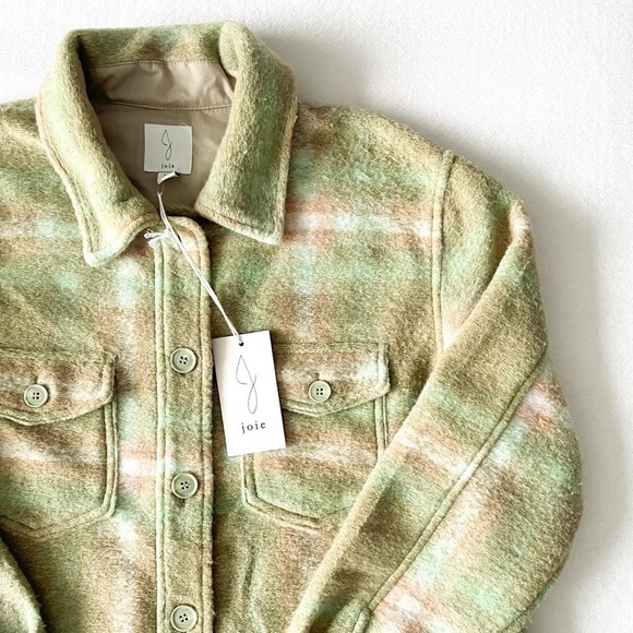 JOIE Plaid Shacket - Picture 4 of 11